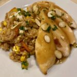 Almond Boneless Chicken with Fried Rice